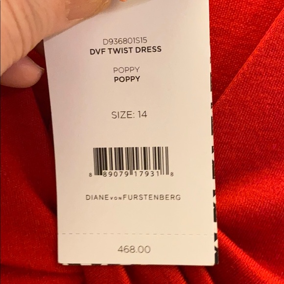 Diane Von Furstenberg Red Knit Dress - Picture 2 of 11